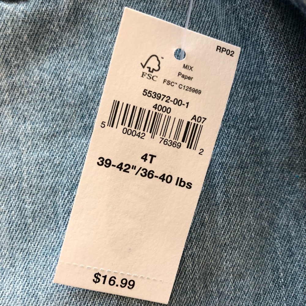 Old Navy 4T Chambray Button-Up - Picture 4 of 4